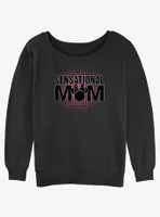 Disney Mickey Mouse Sensational Mom Womens Slouchy Sweatshirt