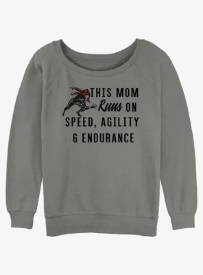 Marvel Black Widow Mom Womens Slouchy Sweatshirt