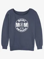 Star Trek Best Mom The Universe Womens Slouchy Sweatshirt