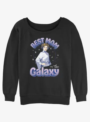 Disney Star Wars Best Mom The Galaxy Womens Slouchy Sweatshirt