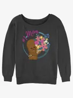 Disney Star Wars Chewie #1 Mom Womens Slouchy Sweatshirt