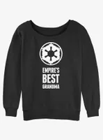 Disney Star Wars Empire's Best Grandma Womens Slouchy Sweatshirt