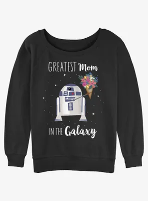 Disney Star Wars R2-D2 Greatest Mom Womens Slouchy Sweatshirt