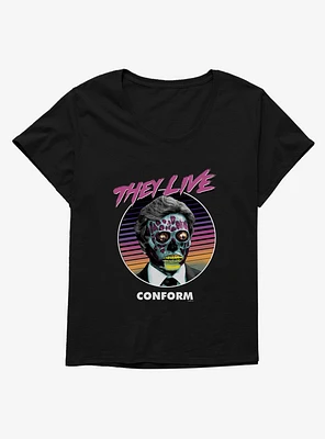 They Live Conform Girls T-Shirt Plus