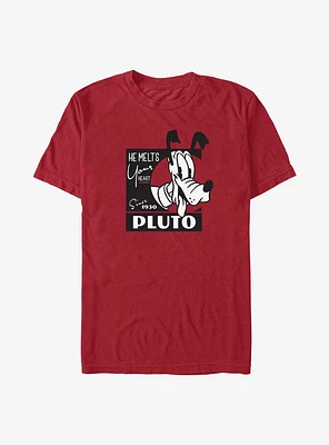 Disney100 Mickey Mouse Pluto Melts Your Heart T-Shirt