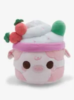 Cuddle Barn Strawberry Mooshake 11 Inch Plush