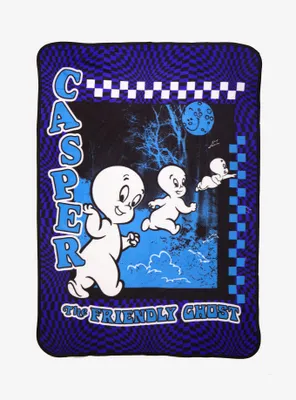 Casper The Friendly Ghost Forest Throw Blanket