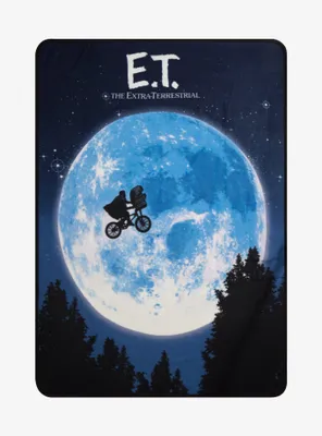 E.T. The Extraterrestrial Poster Throw Blanket