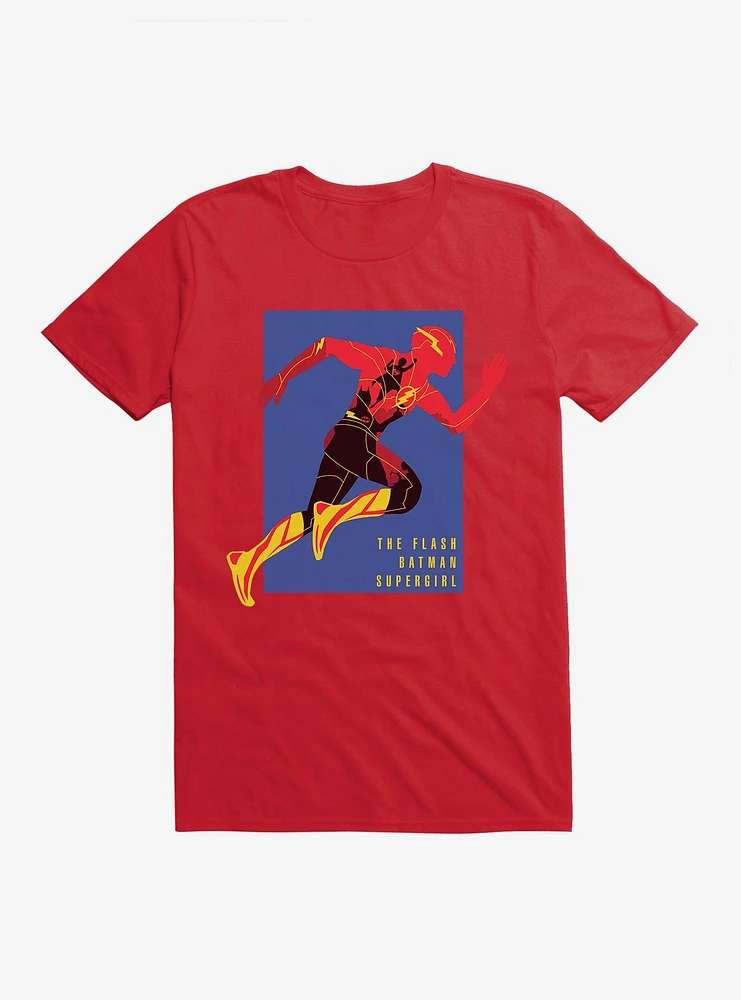 The Flash Batman Supergirl Team Up T-Shirt