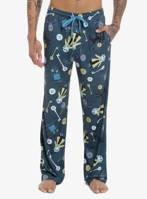 Coraline Buttons Pajama Pants