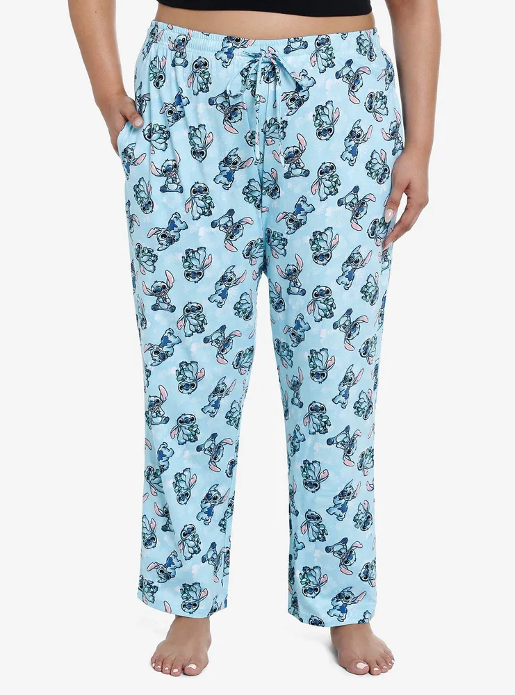 Disney Stitch & Frog Pajama Pants Plus