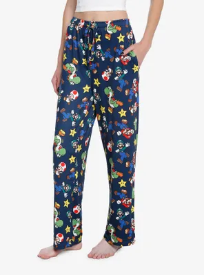 Super Mario Bros. Characters Pajama Pants