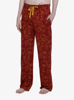 Harry Potter Gryffindor Symbol Pajama Pants