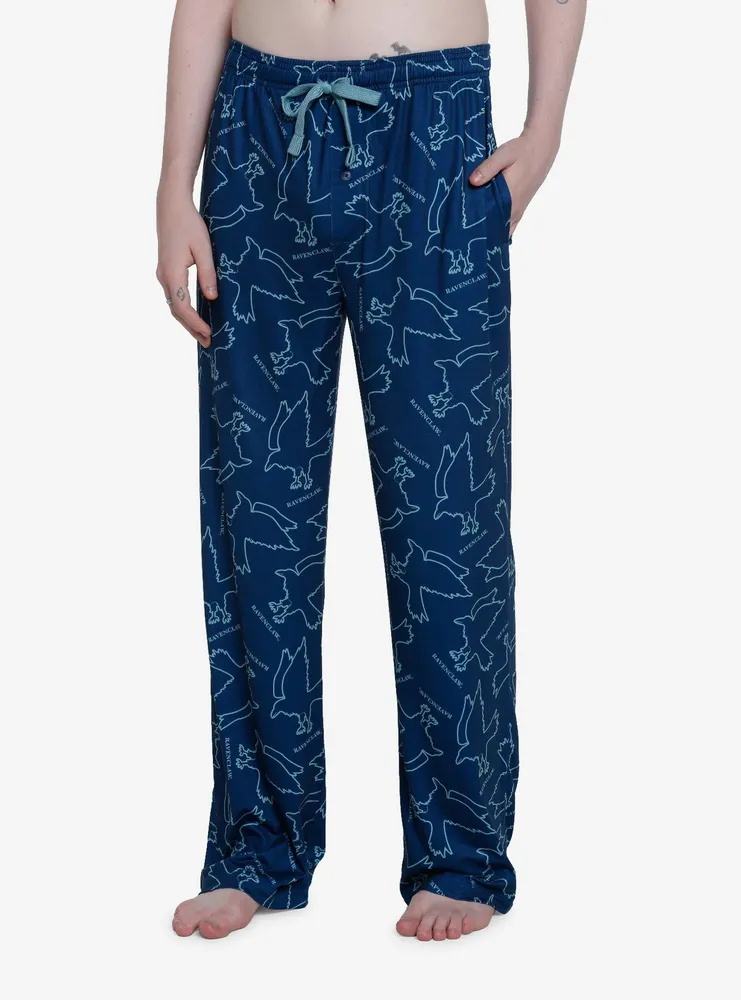 Hot Topic Harry Potter Ravenclaw Symbol Pajama Pants