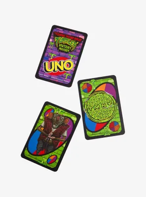 Uno: Teenage Mutant Ninja Turtles Mutant Mayhem Edition Card Game