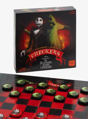 Disney The Nightmare Before Christmas Checkers Board Game