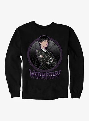 Wednesday Anime Portrait Sweatshirt