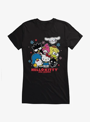 Hello Kitty And Friends Snowflakes Girls T-Shirt
