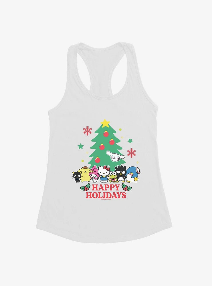 Hello Kitty And Friends Happy Holidays Girls Tank Top