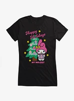 My Melody Happy Holidays Christmas Tree Girls T-Shirt