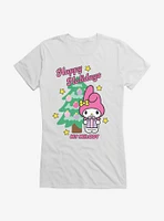 My Melody Happy Holidays Christmas Tree Girls T-Shirt