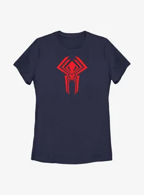 Marvel Spider-Man: Across The Spider-Verse Miguel O'Hara 2099 Logo Womens T-Shirt