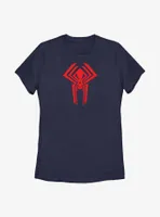 Marvel Spider-Man: Across The Spider-Verse Miguel O'Hara 2099 Logo Womens T-Shirt