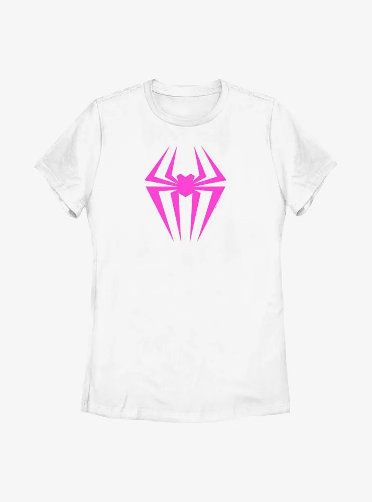 Marvel Spider-Man: Across The Spider-Verse Spider-Gwen Logo Womens T-Shirt