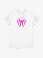 Marvel Spider-Man: Across The Spider-Verse Spider-Gwen Logo Womens T-Shirt