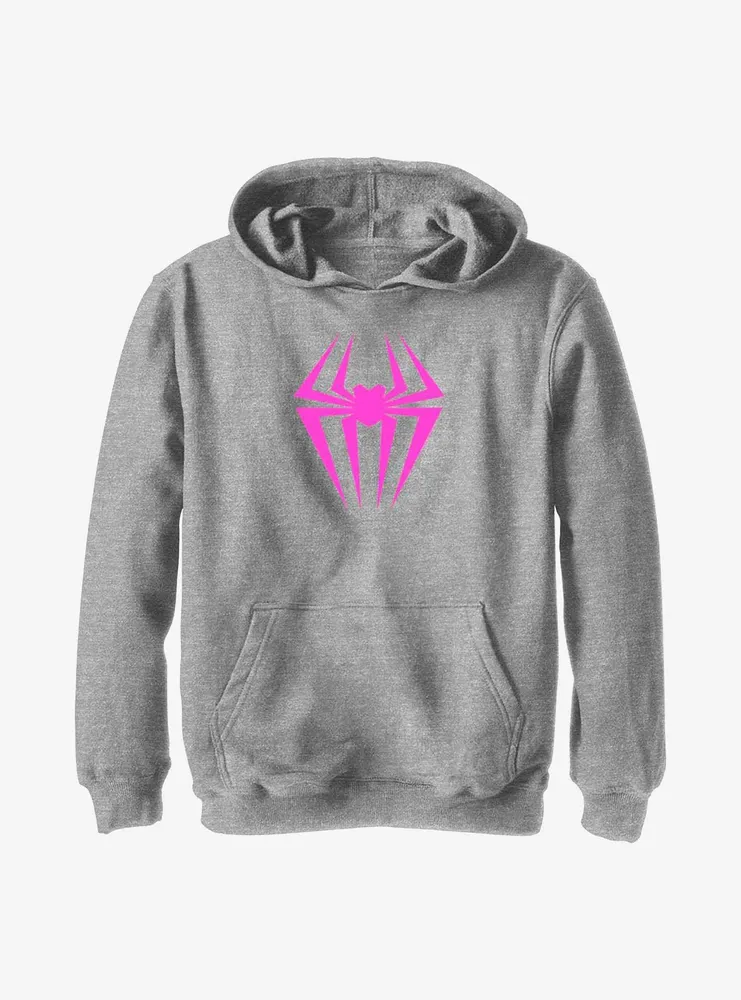 Marvel Spider-Man: Across The Spider-Verse Spider-Gwen Logo Youth Hoodie