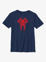 Marvel Spider-Man: Across The Spider-Verse Miguel O'Hara 2099 Logo Youth T-Shirt