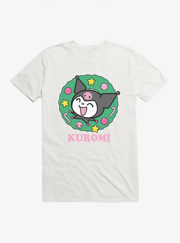 Kuromi Christmas Wreath T-Shirt