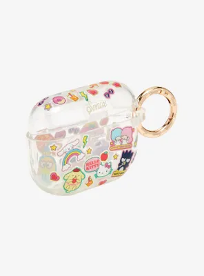 Sanrio Hello Kitty & Friends Sticker Allover Print Pro Wireless Earbuds Case