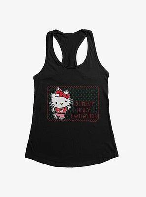 Hello Kitty Cutest Ugly Christmas Girls Tank