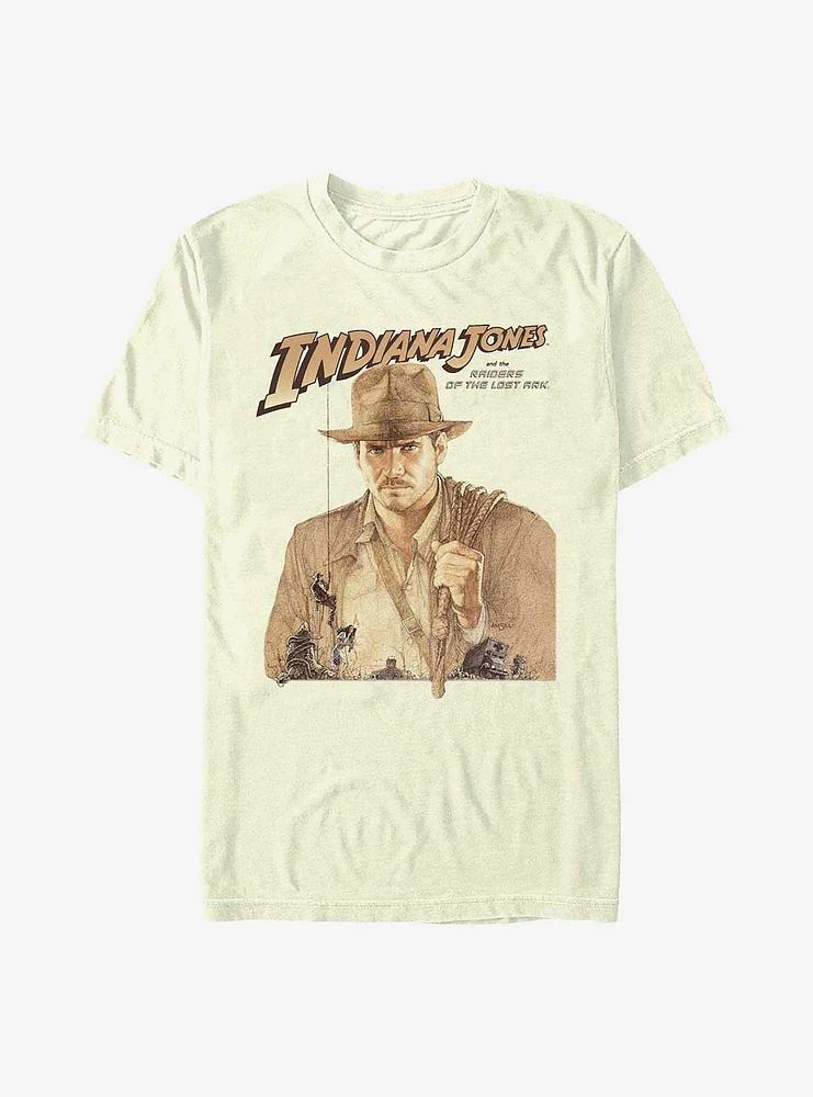 Indiana Jones and the Raiders of Lost Ark Archaeologist Portrait T-Shirt