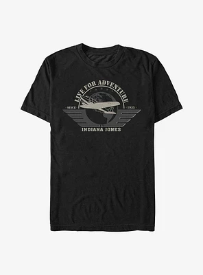 Indiana Jones Aviation Badge T-Shirt