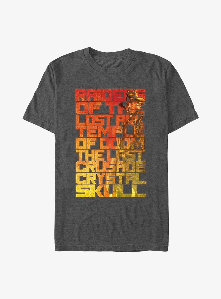 Indiana Jones Movie Titles T-Shirt