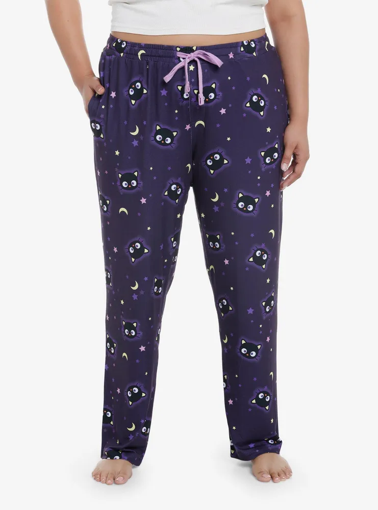 Chococat Stars & Moons Girls Pajama Pants Plus