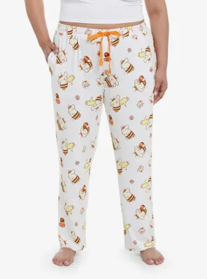 Pompompurin Honeybee Pastries Girls Pajama Pants Plus