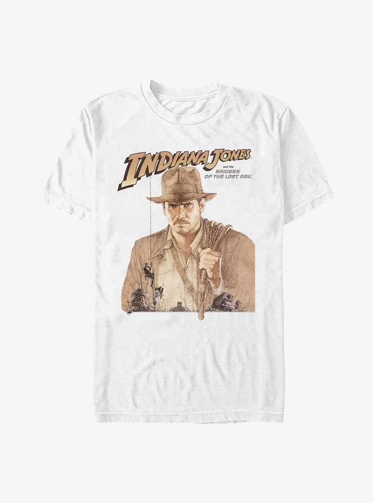 Indiana Jones and the Raiders of Lost Ark Archaeologist Portrait T-Shirt