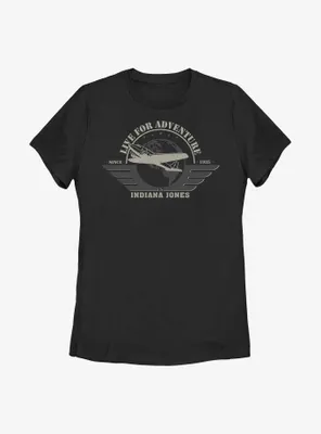Indiana Jones Aviation Badge Womens T-Shirt