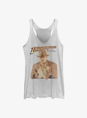 Indiana Jones and the Raiders of Lost Ark Archaeologist Portrait Womens Tank Top