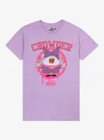 Chowder Portrait Pastel Boyfriend Fit Girls T-Shirt