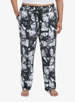 Star Wars Collage Girls Pajama Pants Plus