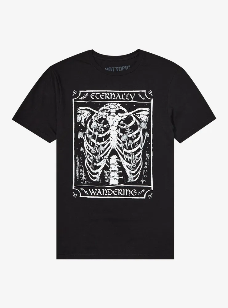 Eternally Wandering Ribcage Boyfriend Fit Girls T-Shirt