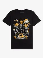 Pokemon Eevee Pumpkin Boyfriend Fit Girls T-Shirt