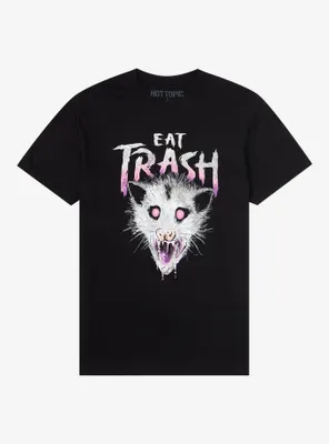 Eat Trash Possum Boyfriend Fit Girls T-Shirt