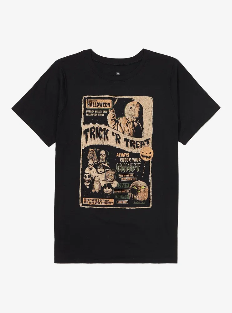 Trick 'R Treat Vintage Poster Boyfriend Fit Girls T-Shirt