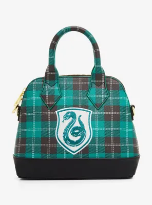 Loungefly Harry Potter Slytherin Plaid Crossbody Bag