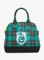 Loungefly Harry Potter Slytherin Plaid Crossbody Bag